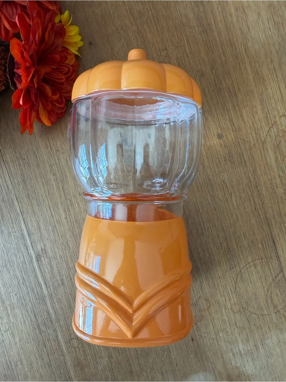 Target Orange Gumball Machine Kitchen Canister